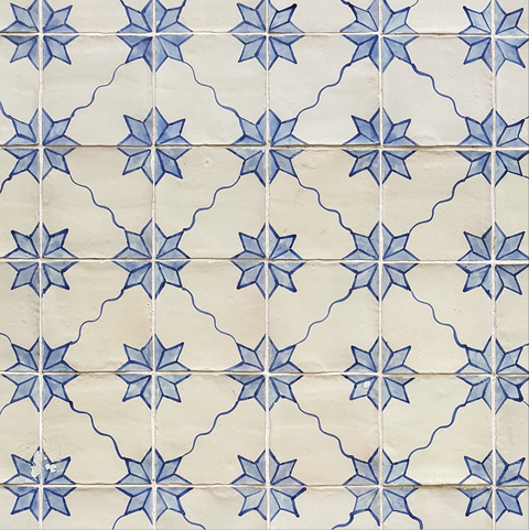 Blue Flower Tile