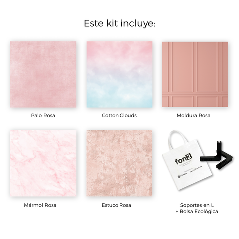 Kit para Repostería - Tonos Rosas