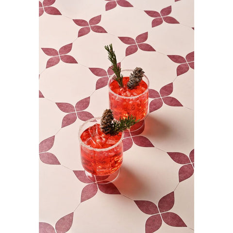 Azulejo Flor Vino
