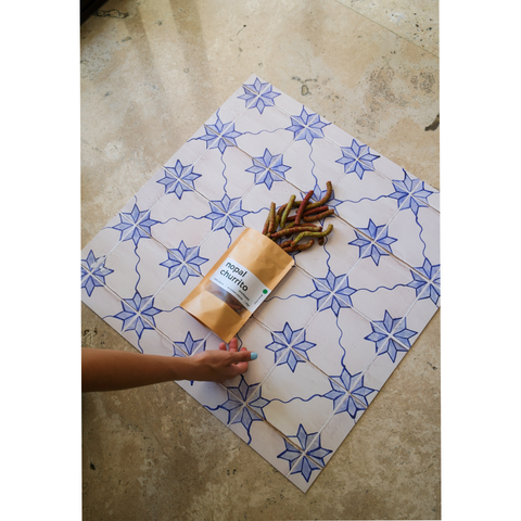 Blue Flower Tile