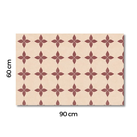 Azulejo Flor Vino