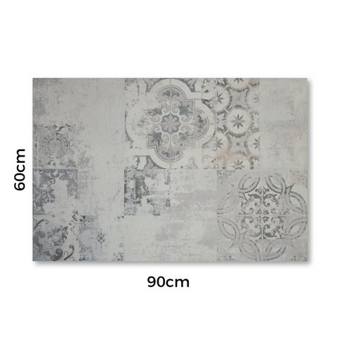Gray Flower Tile