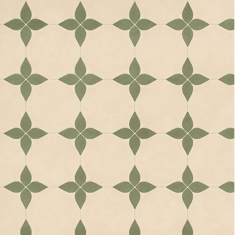 Azulejo Flor Salvia