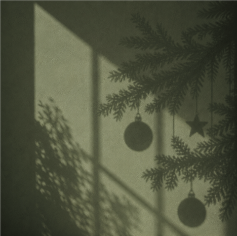 Xmas Shadows Green